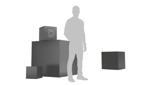 Unbekannte Siluette eines neuen Mitarbeiters im stehen