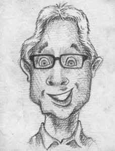 Comiczeichnung eines Mitarbeiters-IT