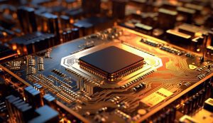 eine nahaufnahme eines computerchips mit dem wort intel darauf